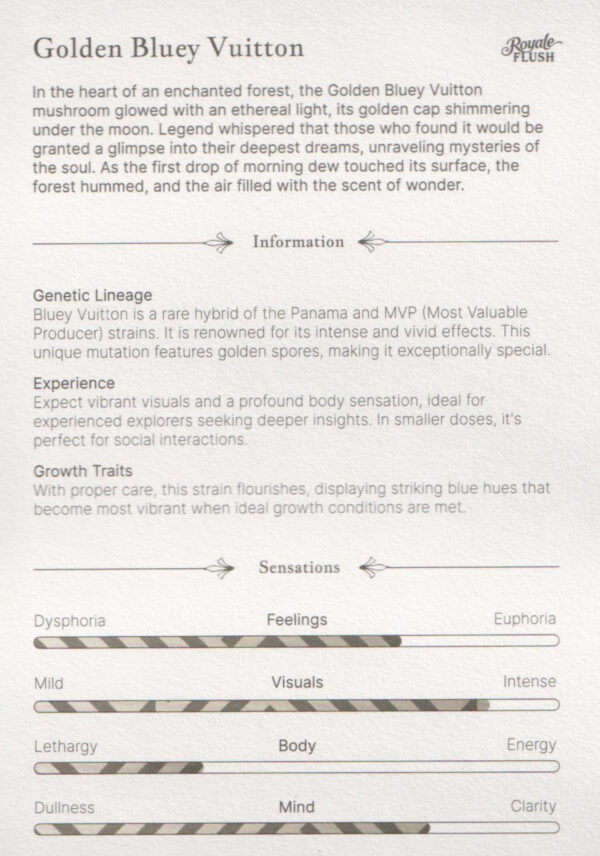 Golden Bluey Vuitton